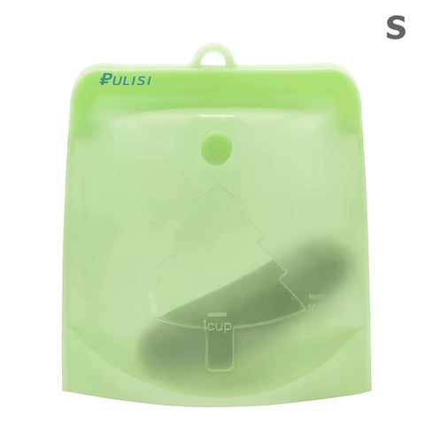 Silicone Reusable Food Bag 1500Ml 1000Ml 500Ml Leakproof Containers Reusable Fresh Bag Food Storage Bag Freezer Bag Snack