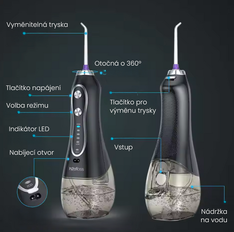 Elektrický ústní irigátor – Pokročilá ústní hygiena