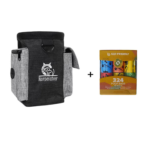 Dog Outdoor Training Bag Dog Fanny Pack Therapy Bag Multi-Functional Pet Bag Pet Treats Bag Train Snack Reward Waist Bag Pet Bag