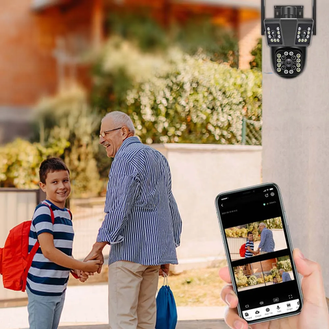 Venkovní kamera s 8X zoomem a AI sledováním pohybu