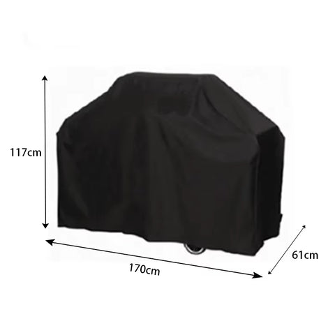 Waterproof Grill Cover BBQ Grill Outdoor Rainproof Dustproof Heavy Duty Grill Cover for Gas Charcoal Electric Grill