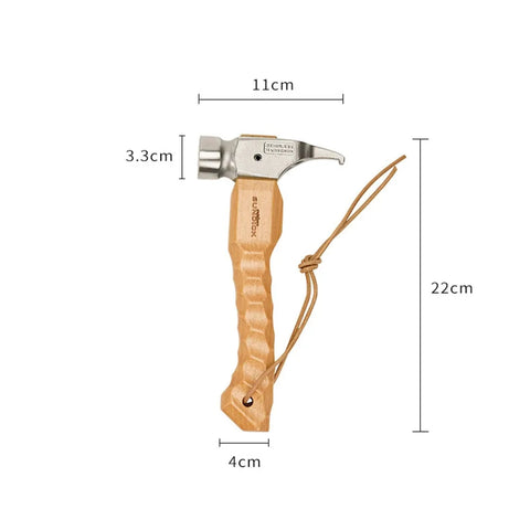 Dřevěné kemping kladivo – nezbytný pomocník