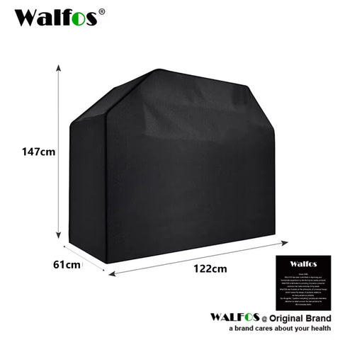 Waterproof Grill Cover BBQ Grill Outdoor Rainproof Dustproof Heavy Duty Grill Cover for Gas Charcoal Electric Grill