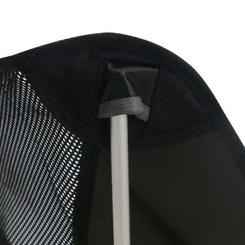 Skládací kempingové židle 2 ks s taškou 54x50x65 cm hliníkové