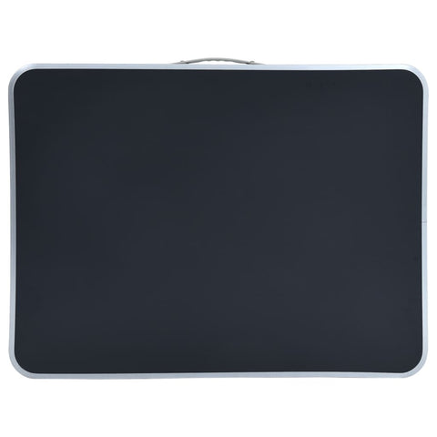 Skládací kempingový stůl s kovovým rámem 80 x 60 cm