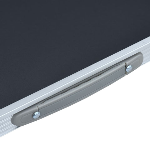 Skládací kempingový stůl s kovovým rámem 80 x 60 cm