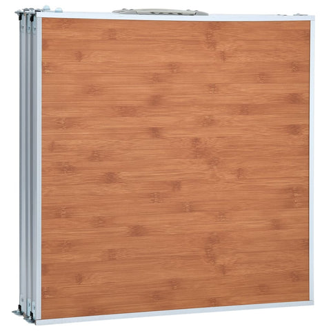 Skládací kempingový stůl hliník 180 x 60 cm