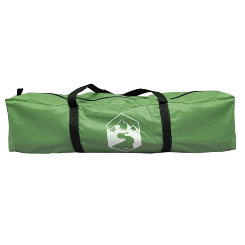 Kempingový stan týpí pro 4 osoby zelený nepromokavý