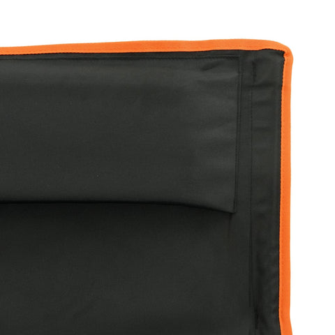 Skládací kempingové židle 2 ks černé oxfordská látka a hliník