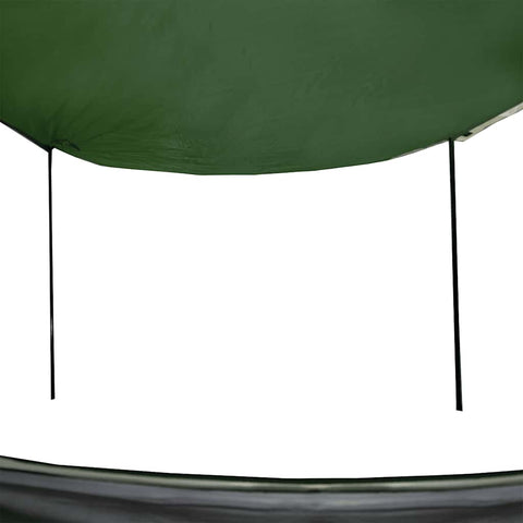 Kempingový stan pro 2 osoby zelený nepromokavý