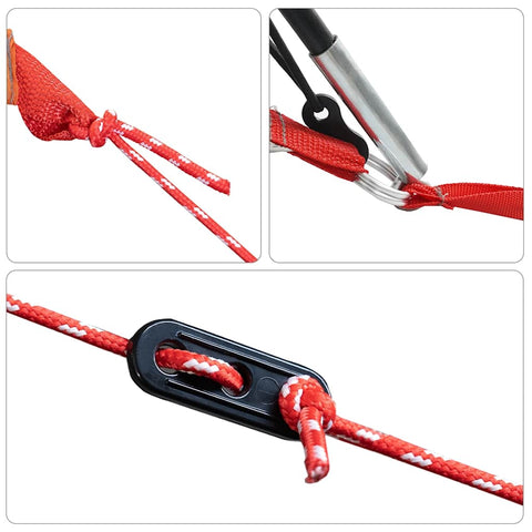 Rodinný stan pro 10 osob šedý a oranžový nepromokavý