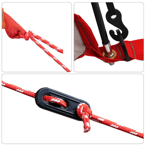 Kempingový stan tunel pro 1 osobu zelený nepromokavý