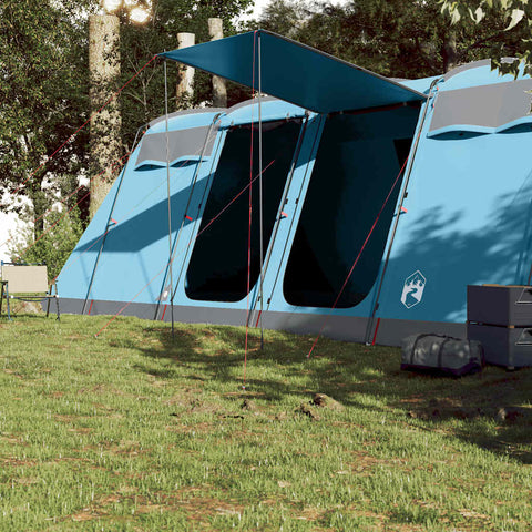 Rodinný stan tunel pro 8 osob modrý nepromokavý