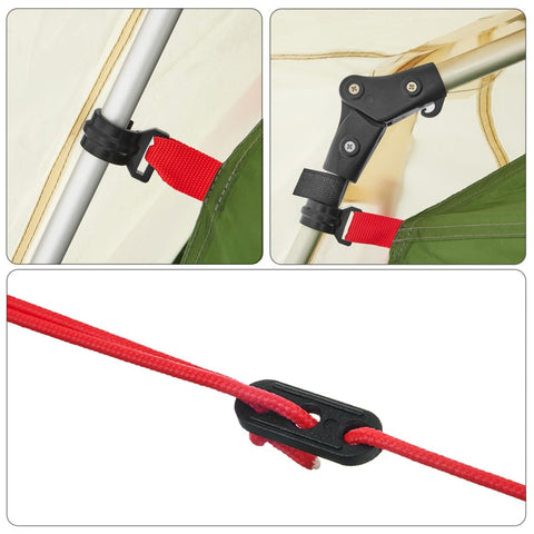 Rodinný stan s předsíní pro 9 osob zelený rychloupínací