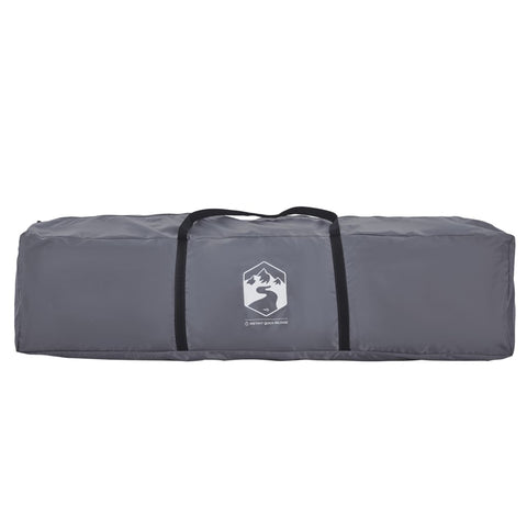 Rodinný stan s předsíní 9 osob šedý a oranžový rychloupínací