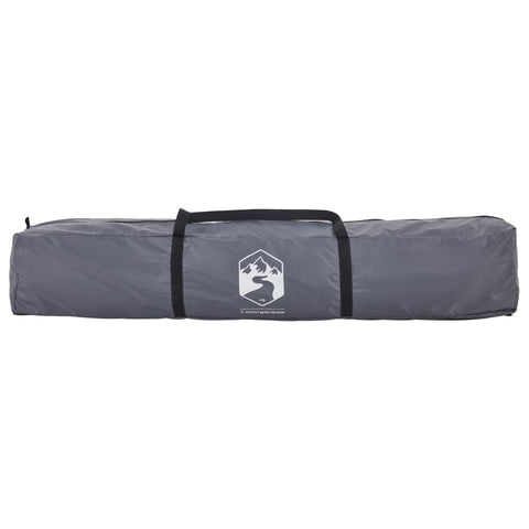 Rodinný stan kabinový pro 7 osob šedý a oranžový rychloupínací