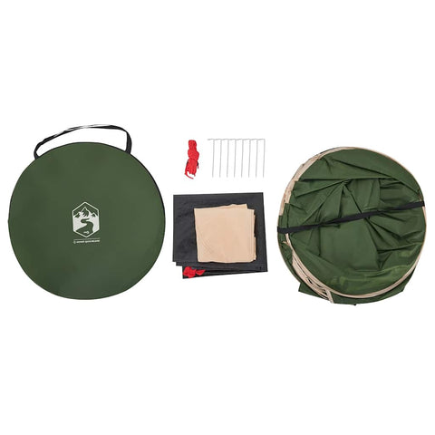 Toaletní stan zelený pop-up nepromokavý