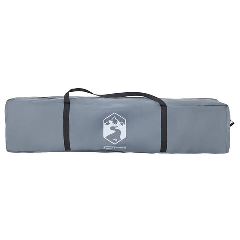 Kempingový stan kupole 4 osoby šedý a oranžový rychloupínací