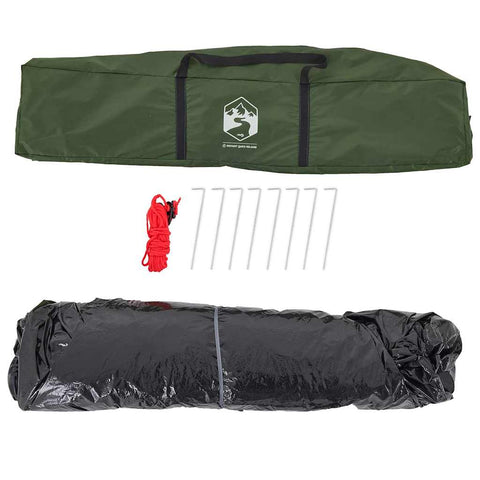 Kempingový stan kupole pro 2 osoby zelený rychloupínací