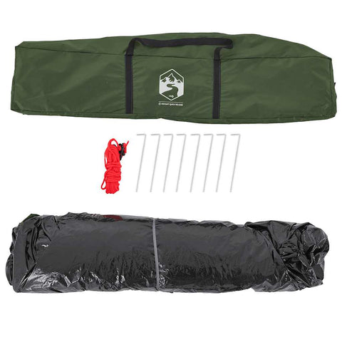 Kempingový stan kupole pro 3 osoby zelený rychloupínací