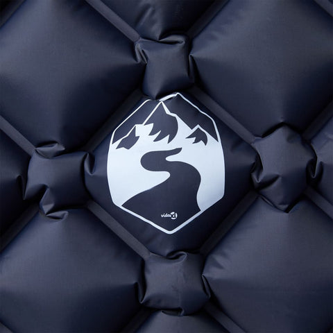 Nafukovací kempingová matrace pro 1 osobu šedá 190 x 58 x 6 cm