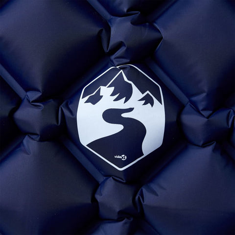 Nafukovací kempingová matrace 1 osoba tmavě modrá 190x58x6 cm