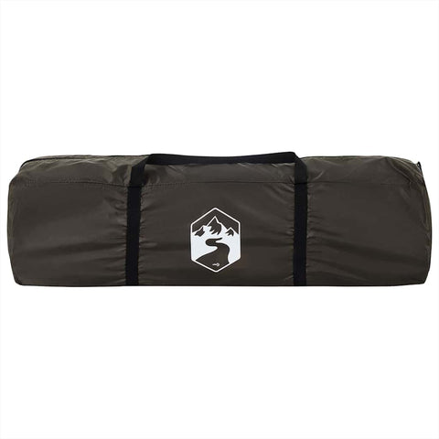 Rybářský stan pro 5 osob hnědý nepromokavý