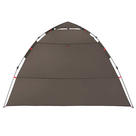 Rybářský stan pro 4 osoby hnědý rychloupínací