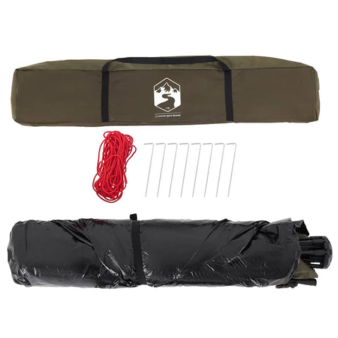 Rybářský stan pro 4 osoby olivově zelený rychloupínací