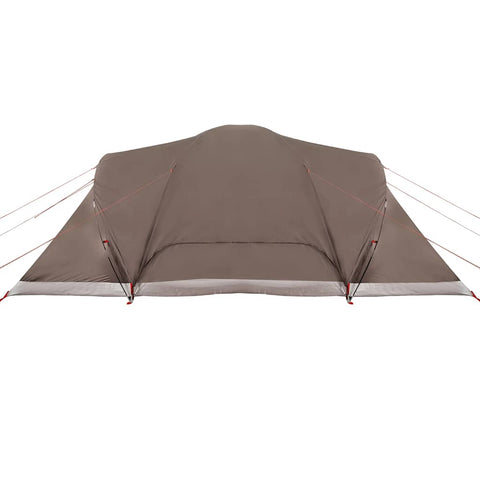 Rodinný stan kopule pro 6 osob hnědý nepromokavý