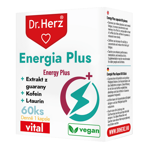 Dr. Herz Povzbuzující Energy Plus s guaranou a kofeinem