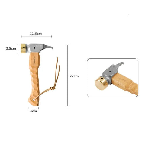 Dřevěné kemping kladivo – nezbytný pomocník