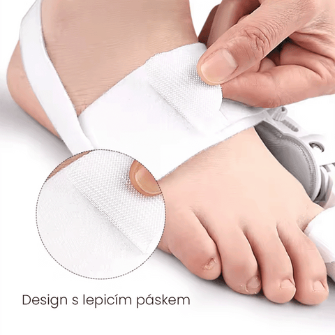 Speciální ortopedická pomůcka na hallux valgus
