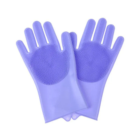 Silikonové rukavice na mytí nádobí