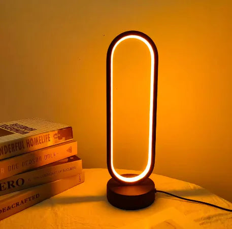 Oválná LED stolní lampa
