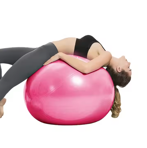 Fitness míč SHENGDE 55 cm – Fit ball pro cvičení, pilates a posílení středu těla