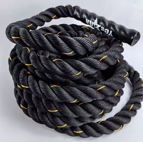 Silové fitness lano na domáci cvičení 6M