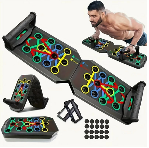 Push-up doska na kliky s 28 otvormi
