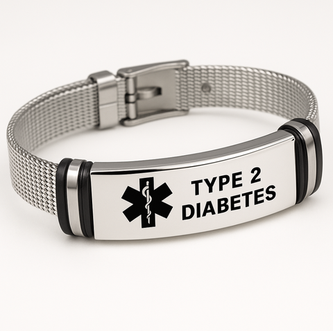Náramek: Diabetes, typ 2