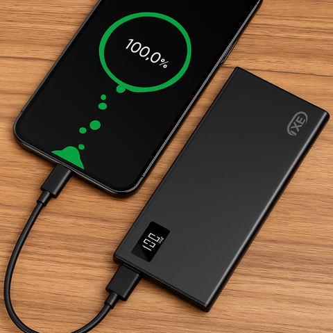 EXJ Power banka 10 000 mAh s LED displejem