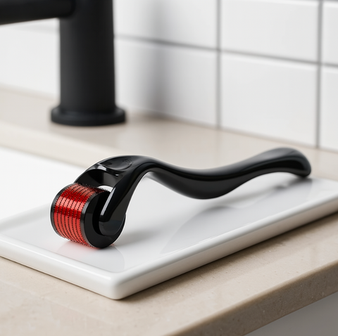 Ergonomický dermaroller s 540 jehličkami z nerezové oceli