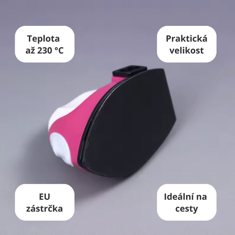 Jednoduchá mini elektrická žehlička na prádlo
