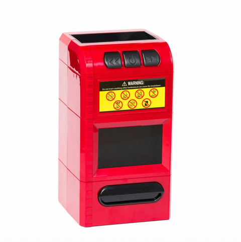 Pokladnička s falošným drvičom bankoviek