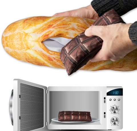 Velký hřejivý polštář Croissant