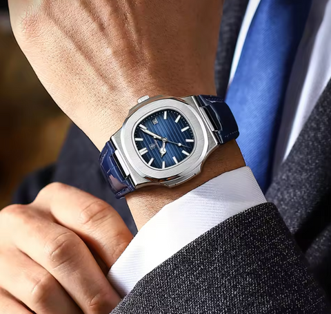 Pánské elegantní voděodolné quartzové hodinky