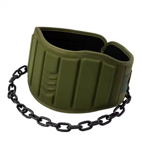 Zátěžový pás na cvičení – Heavy duty dipping belt pro přídavná závaží při shybech a dipech