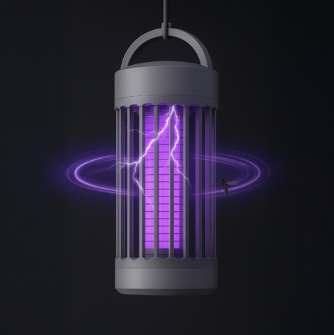 USB Mosquito Swatter Lamp – bezpečné řešení proti komárům a hmyzu