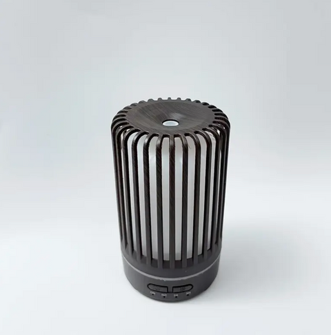 Mini aroma difuzér a zvlhčovač vzduchu s LED – Elegantní design ptáčí klece pro relaxaci a pohodu