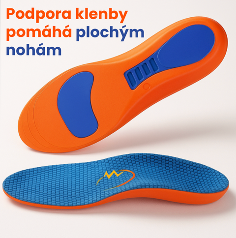 Sportovní anatomické vložky – pro sport, trénink, turistiku