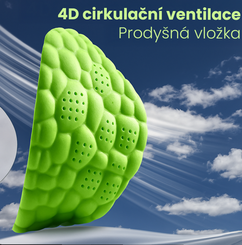 Sportovní Vložky do Bot z PU s Vysokou Pružností – Antibakteriální, Prodyšné a Tlumící Nárazy